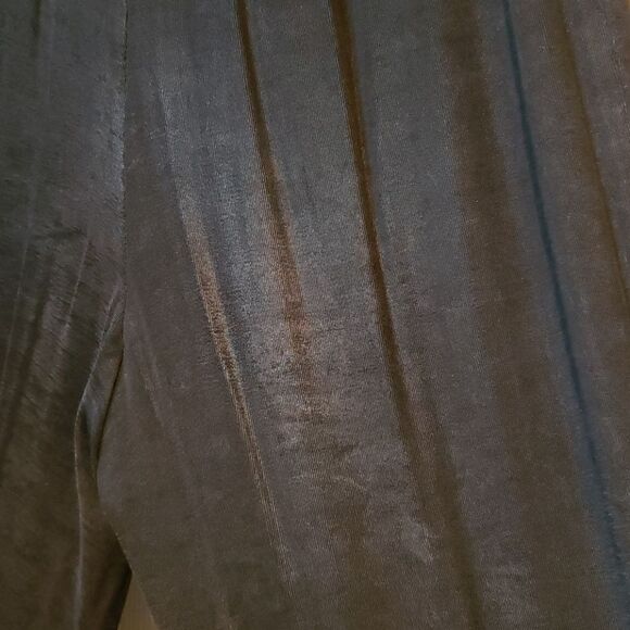 Super Stretchy Black Wide Leg Pants - Picture 4 of 5